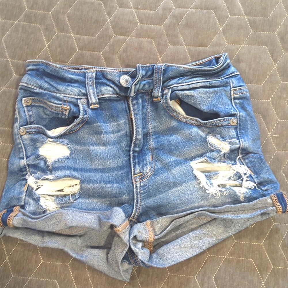 American Eagle Hi-Rise short shorts